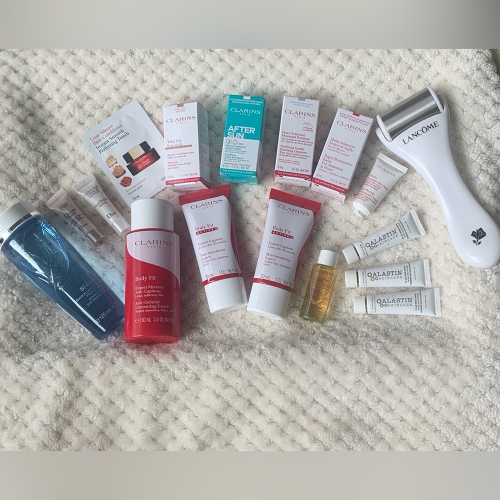 BEAUTY BUNDLE: Clarins, Lancôme, & Skincare and MORE!! Inc LANCÔME beauty roller